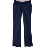 Navy Dickies Wmns Relaxed Str Leg Stretch Pants (2-24)